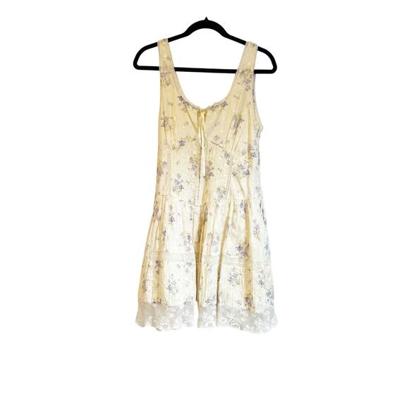 LoveShackFancy Women's Ceronne Mini Dress Sleeveless White Size 10 NWT - Picture 7 of 12